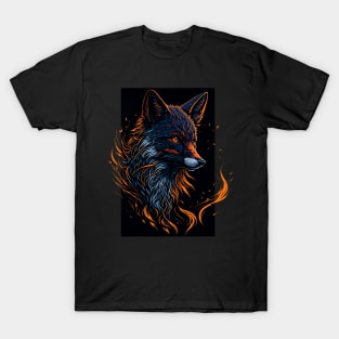 Cute Fox Glow in the Dark T-Shirt